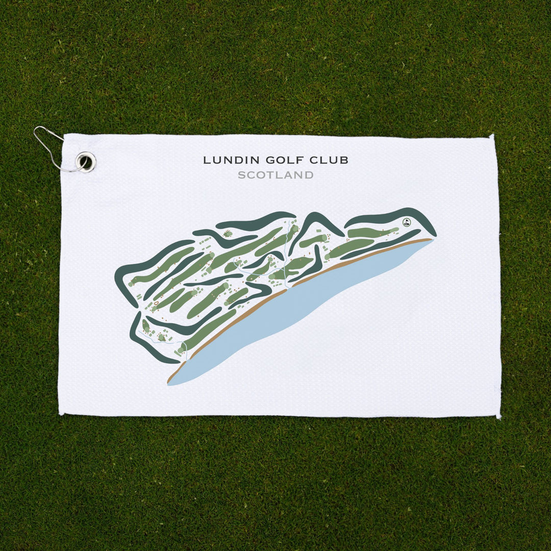 Lundin Golf Club, Scotland - Printed Golf Courses