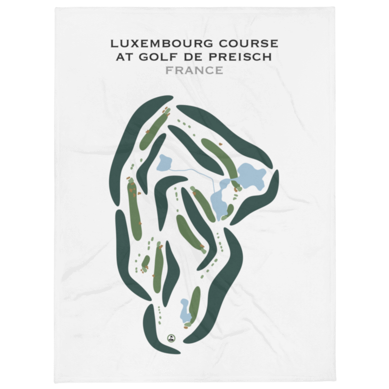 Luxembourg Course at Golf de Preisch, France - Printed Golf Courses