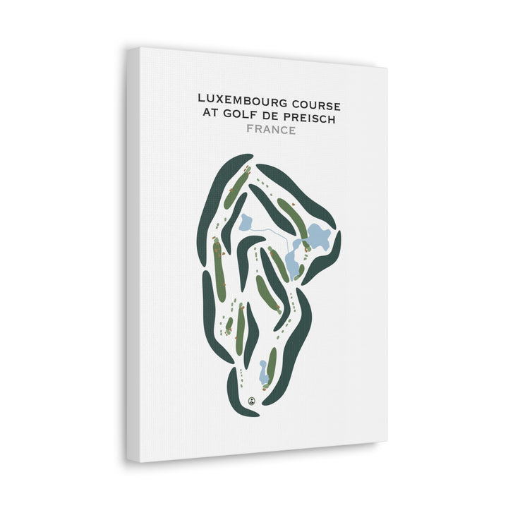 Luxembourg Course at Golf de Preisch, France - Printed Golf Courses