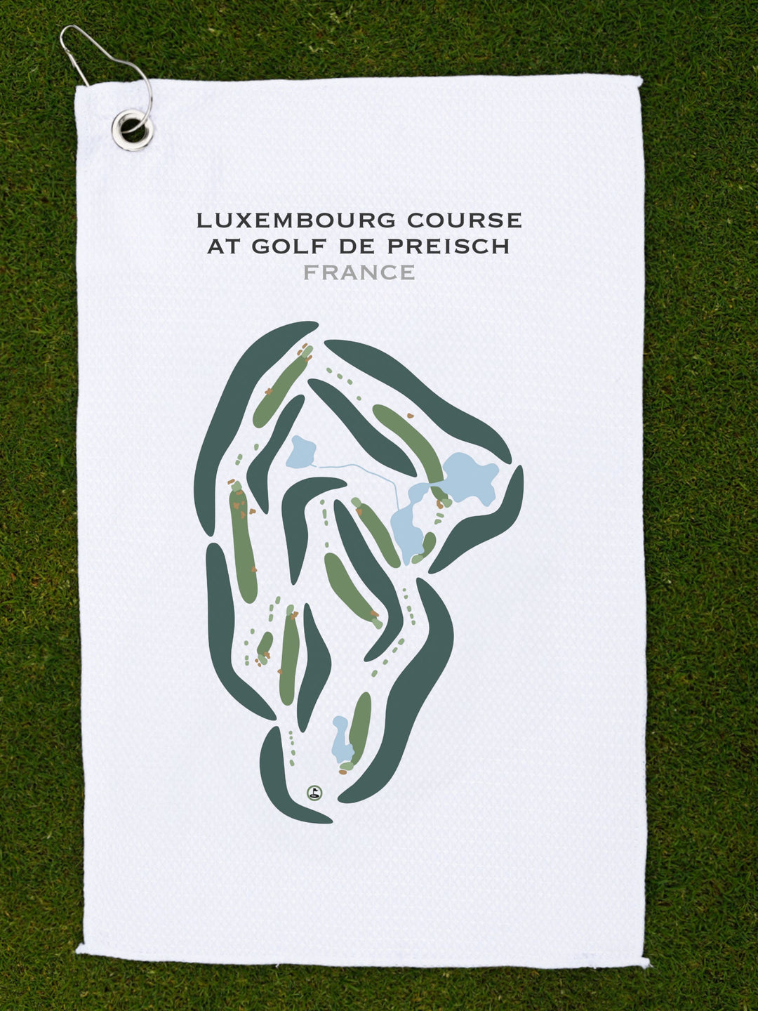 Luxembourg Course at Golf de Preisch, France - Printed Golf Courses