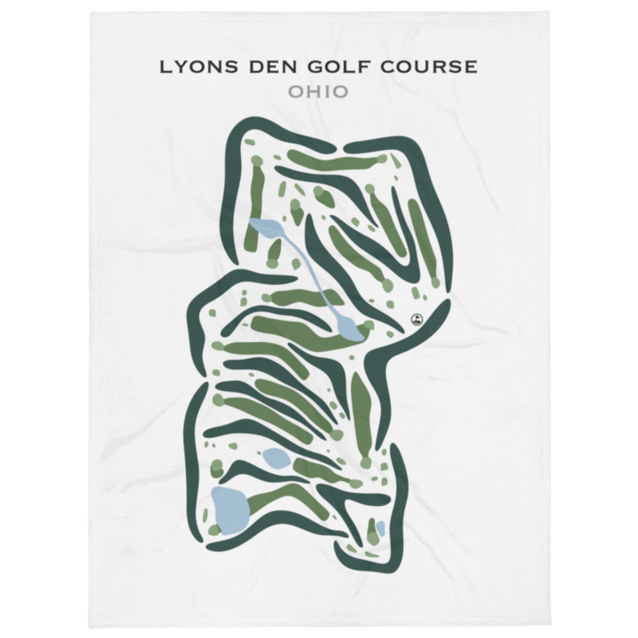 Lyons Den Golf Course, Ohio - Printed Golf Courses