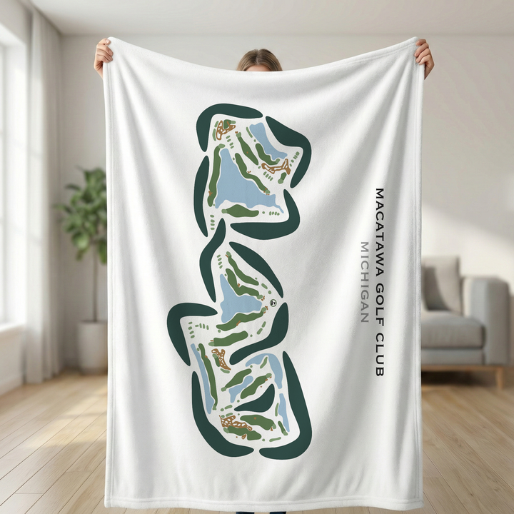 Macatawa Golf Club, Michigan - Printed Golf Course
