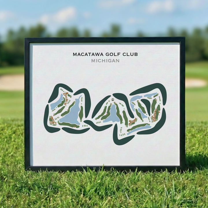 Macatawa Golf Club, Michigan - Printed Golf Course