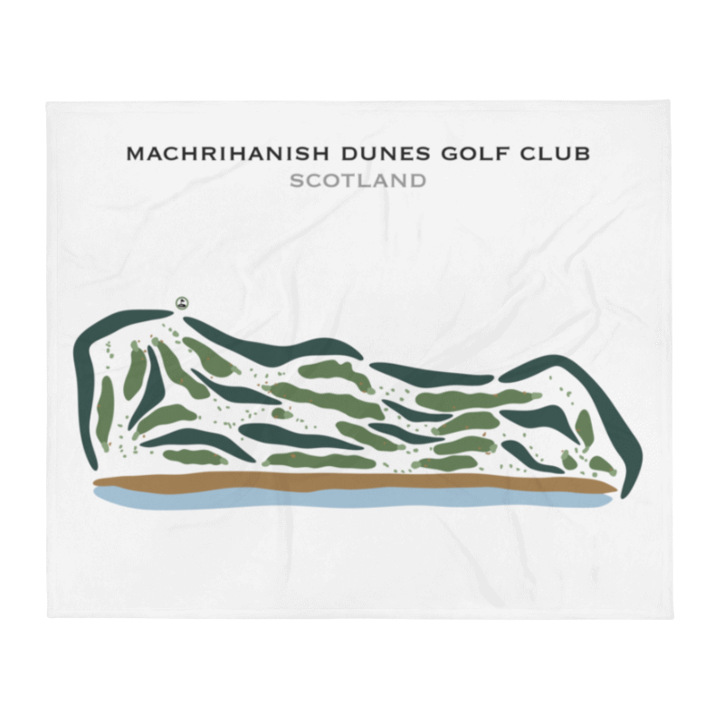 Machrihanish Dunes Golf Club, Scotland - Printed Golf Courses