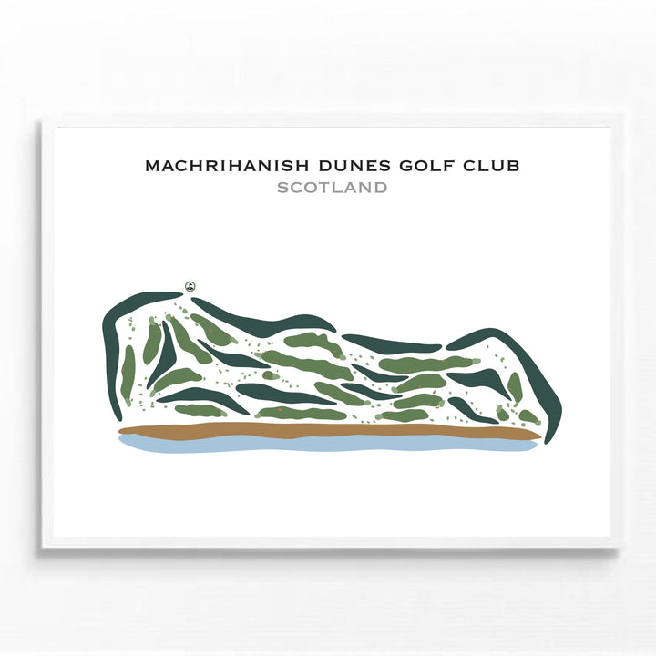 Machrihanish Dunes Golf Club, Scotland - Printed Golf Courses