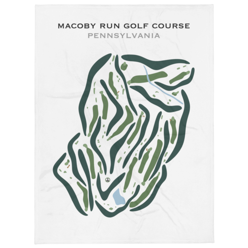 Macoby Run Golf Course, Pennsylvania - Printed Golf Courses