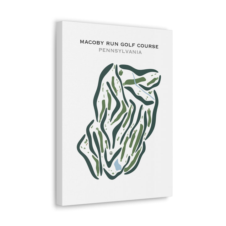 Macoby Run Golf Course, Pennsylvania - Printed Golf Courses