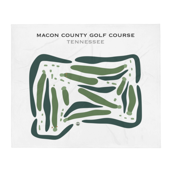 Macon County Golf Course, Tennessee - Printed Golf Courses