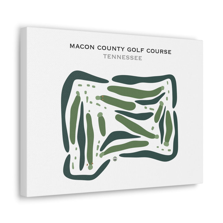 Macon County Golf Course, Tennessee - Printed Golf Courses