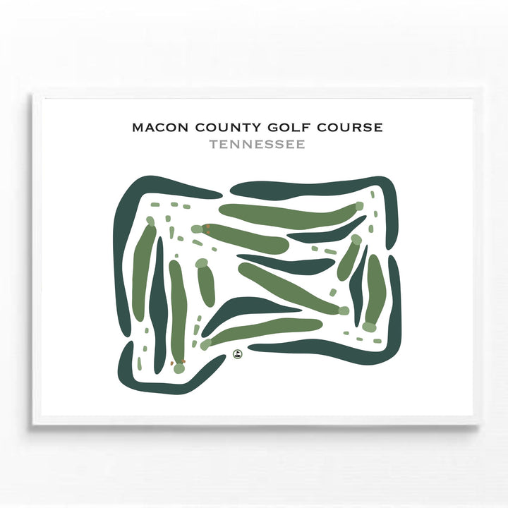 Macon County Golf Course, Tennessee - Printed Golf Courses