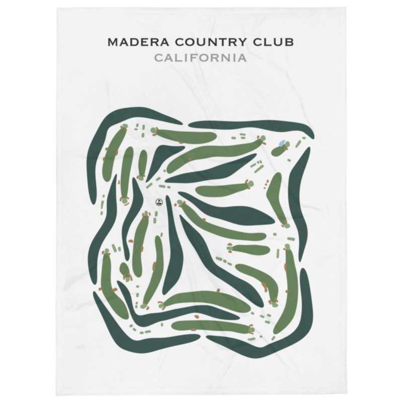 Madera Country Club, California - Printed Golf Courses