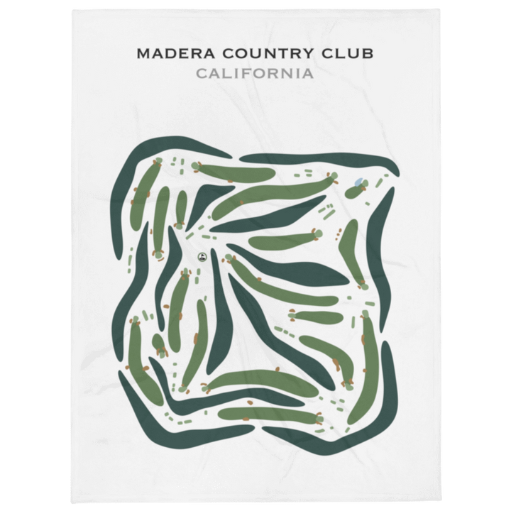 Madera Country Club, California - Printed Golf Courses