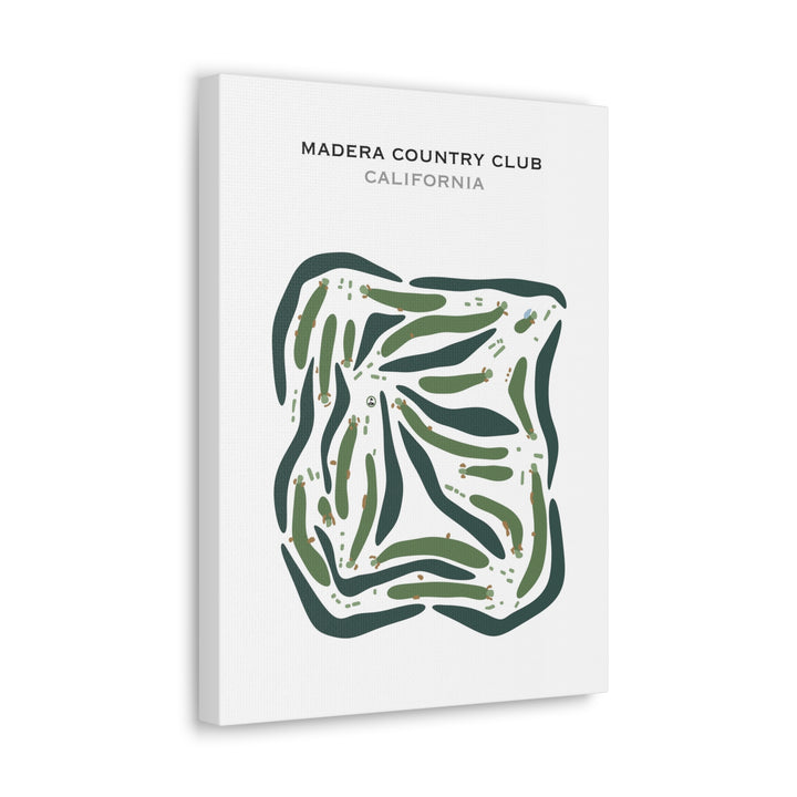 Madera Country Club, California - Printed Golf Courses