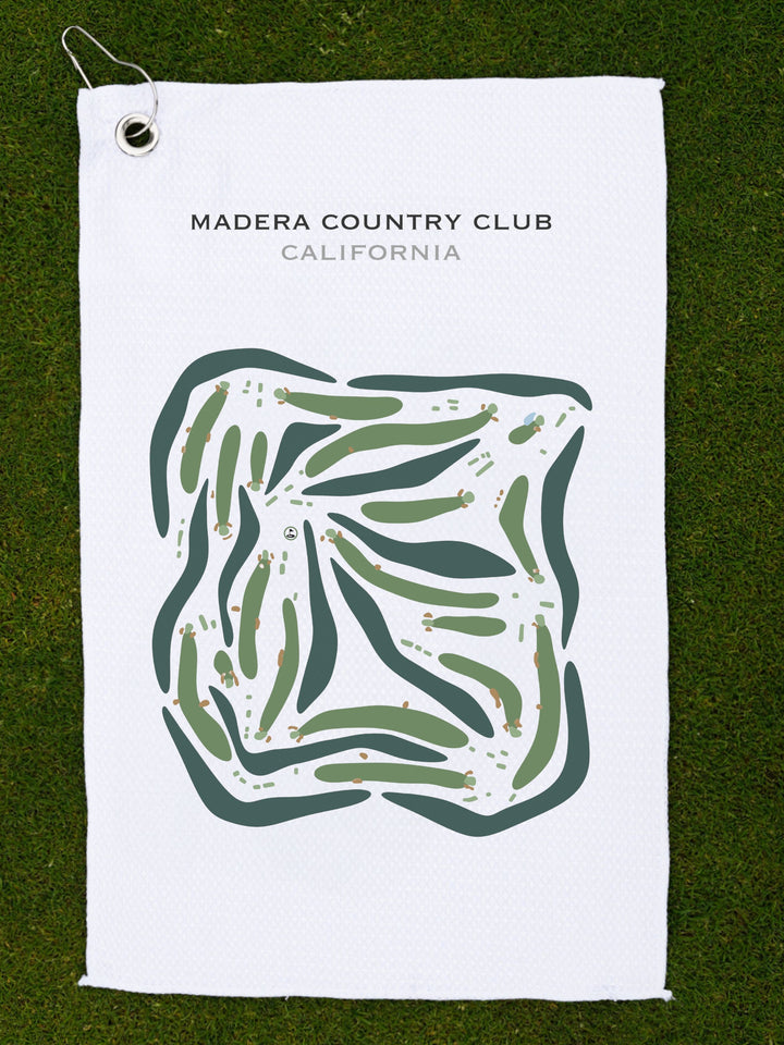 Madera Country Club, California - Printed Golf Courses