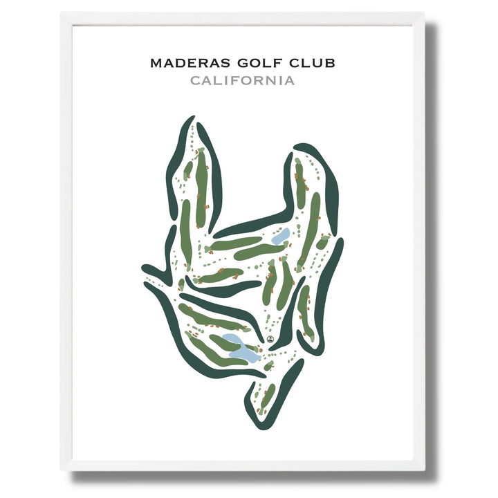 Maderas Golf Club, California - Printed Golf Courses