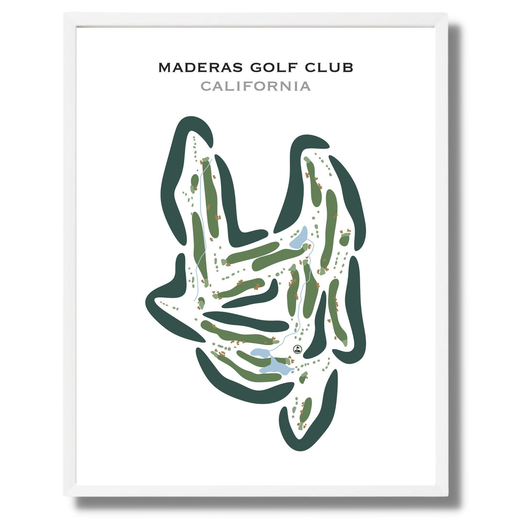 Maderas Golf Club, California - Printed Golf Courses