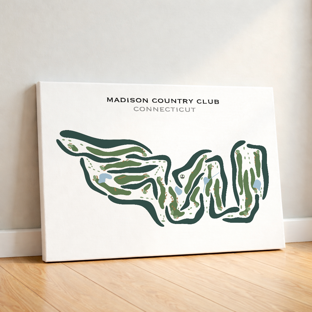 Madison Country Club, Connecticut - Printed Golf Courses