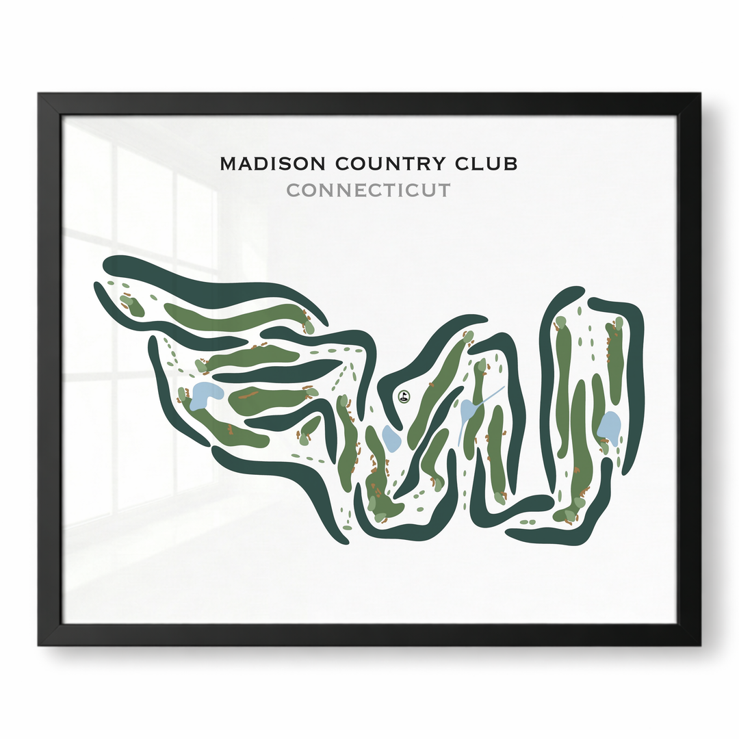 Madison Country Club, Connecticut - Printed Golf Courses