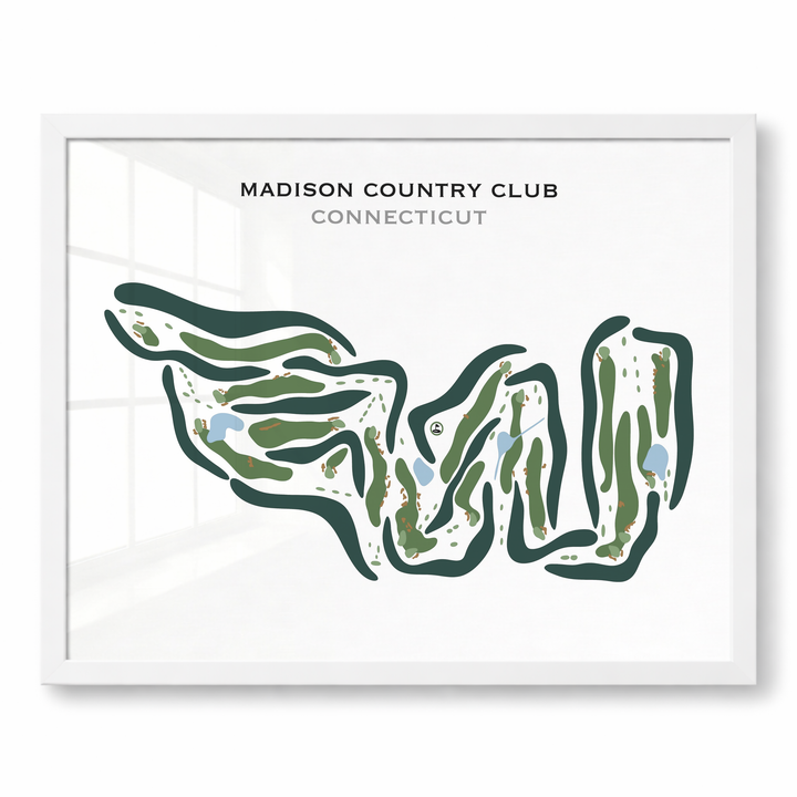 Madison Country Club, Connecticut - Printed Golf Courses