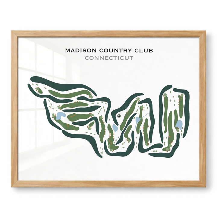 Madison Country Club, Connecticut - Printed Golf Courses