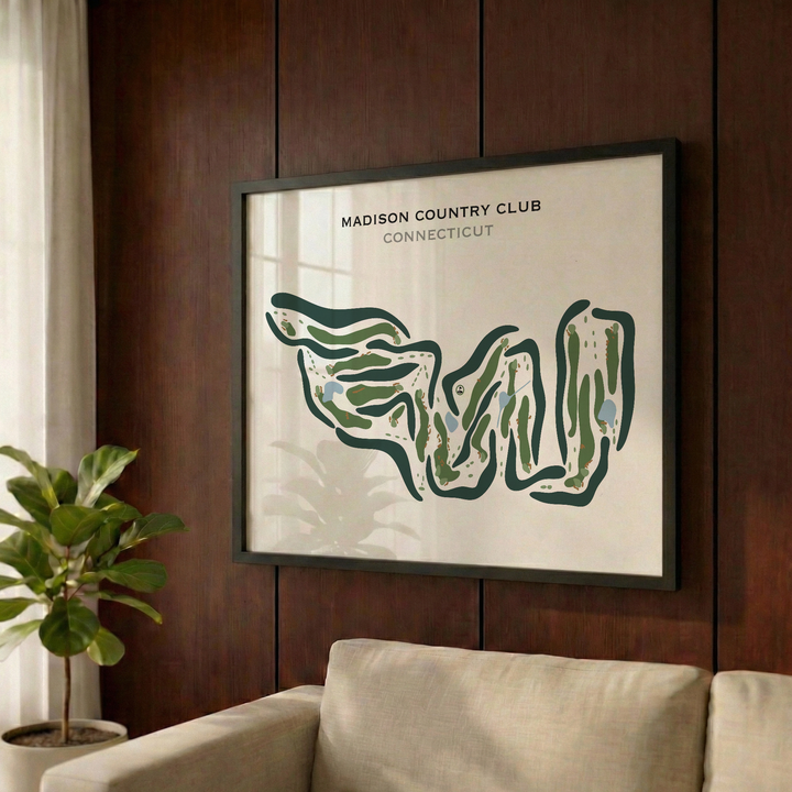 Madison Country Club, Connecticut - Printed Golf Courses