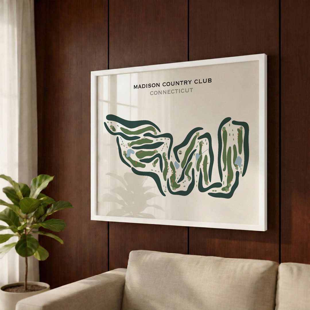Madison Country Club, Connecticut - Printed Golf Courses