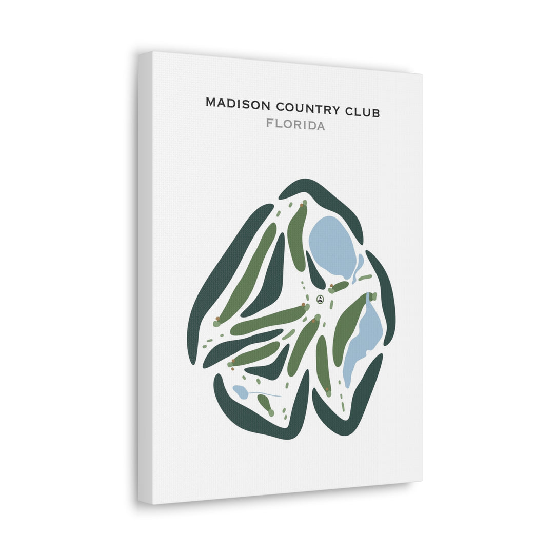 Madison Country Club, Florida - Printed Golf Courses