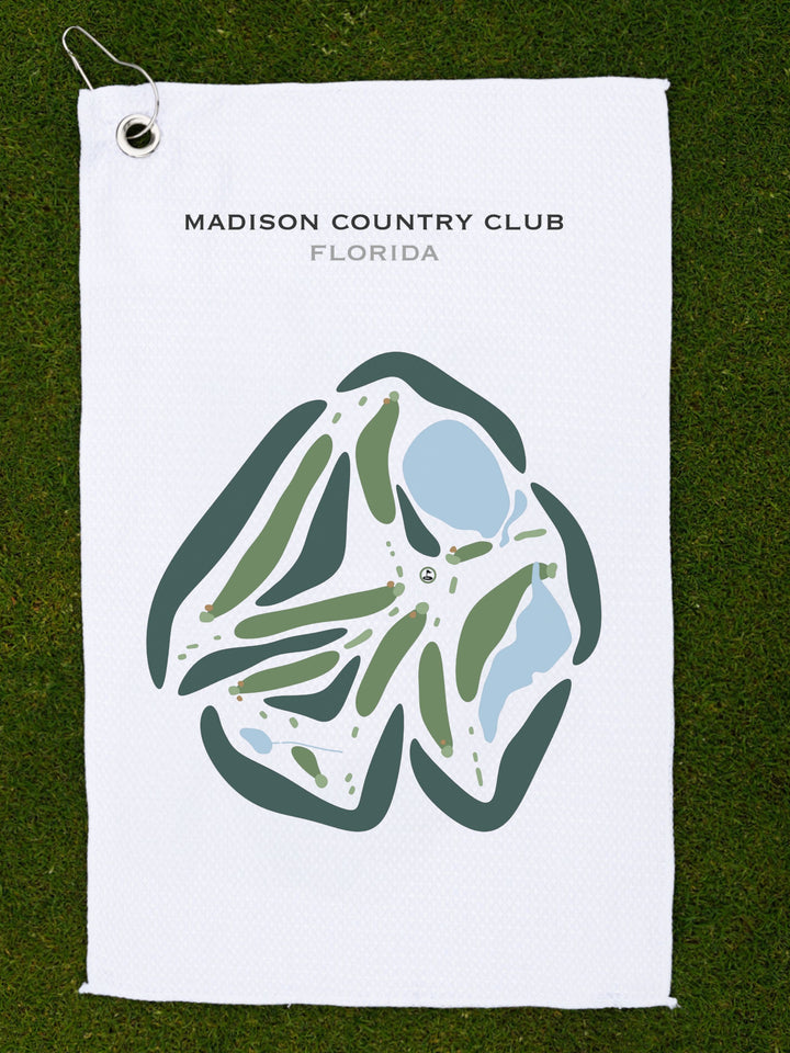 Madison Country Club, Florida - Printed Golf Courses