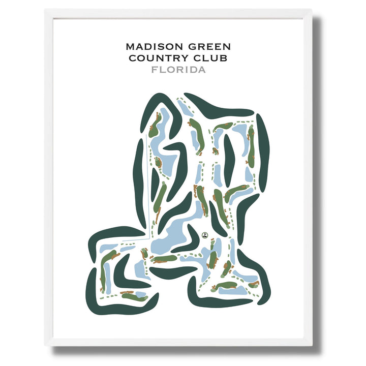 Madison Green Country Club, Florida - Printed Golf Courses