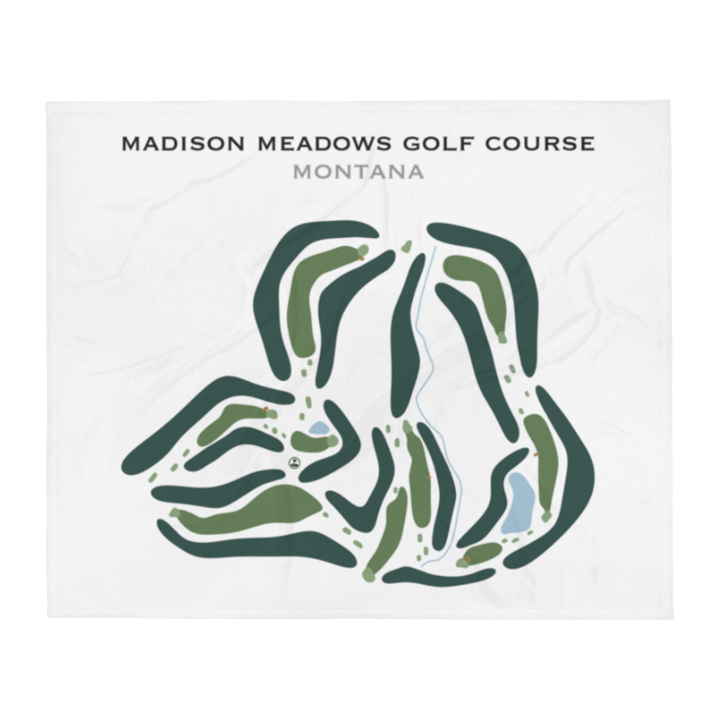 Madison Meadows Golf Course, Montana - Printed Golf Courses