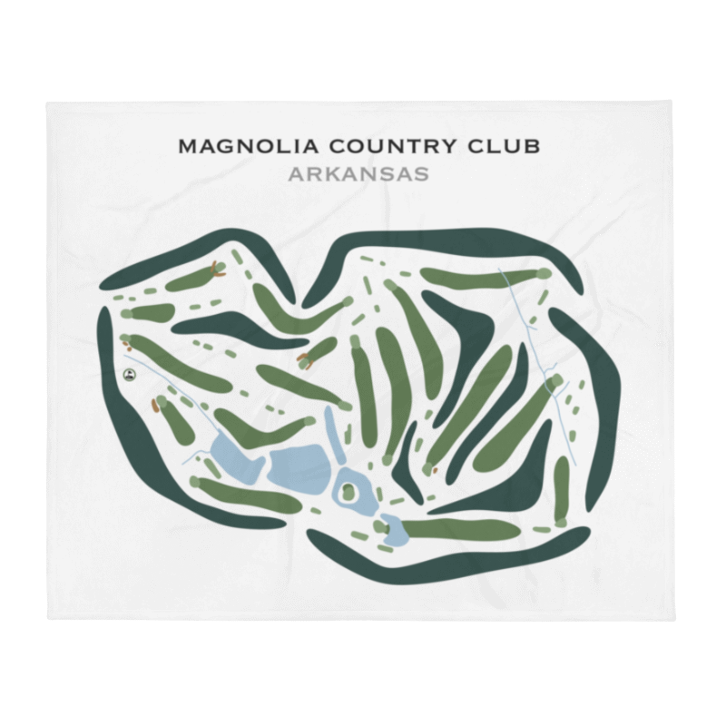 Magnolia Country Club, Arkansas - Printed Golf Courses