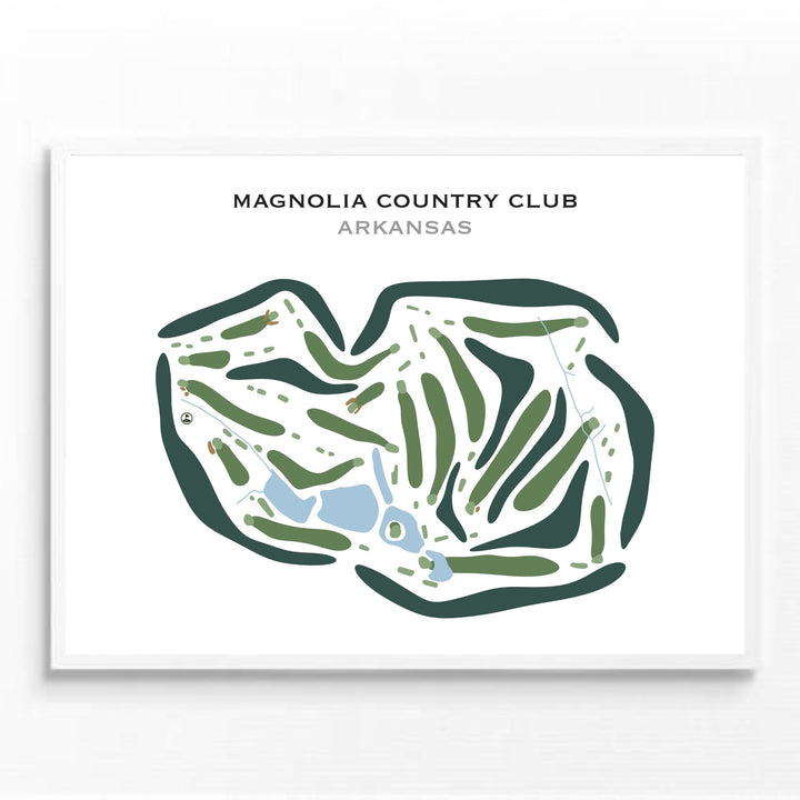 Magnolia Country Club, Arkansas - Printed Golf Courses