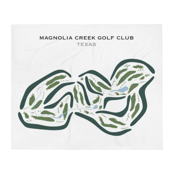 Magnolia Creek Golf Club, Texas - Printed Golf Courses