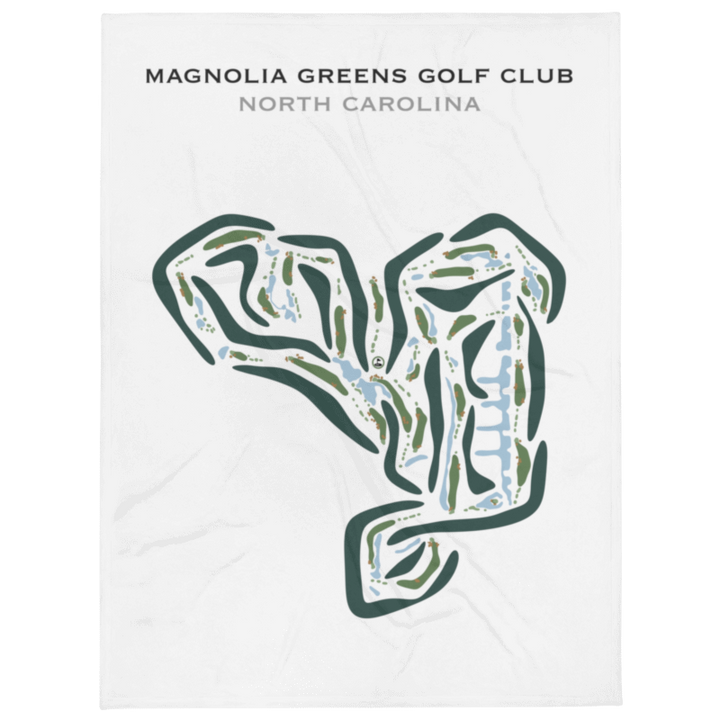 Magnolia Greens Golf Club, North Carolina - Printed Golf Courses