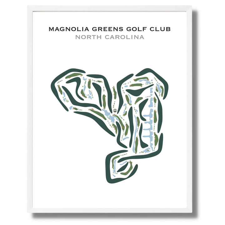 Magnolia Greens Golf Club, North Carolina - Printed Golf Courses