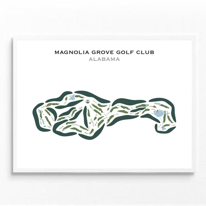 Magnolia Grove Golf Club, Alabama - Printed Golf Courses