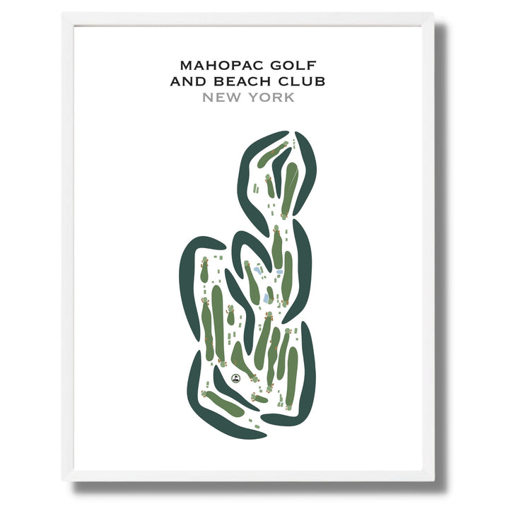 Mahopac Golf & Beach Club, New York - Printed Golf Courses