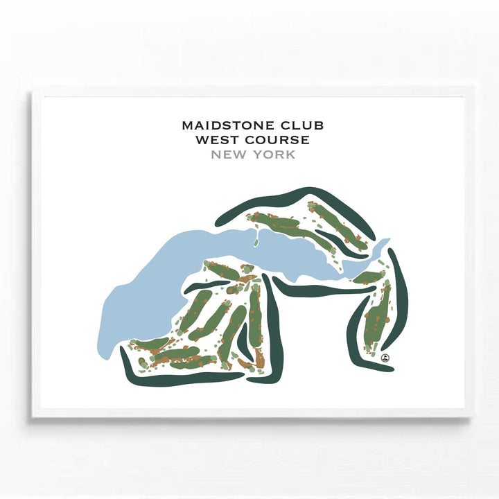 Maidstone Club - West Course, New York - Printed Golf Courses