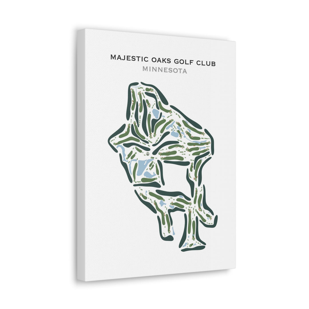 Majestic Oaks Golf Club, Minnesota - Printed Golf Course