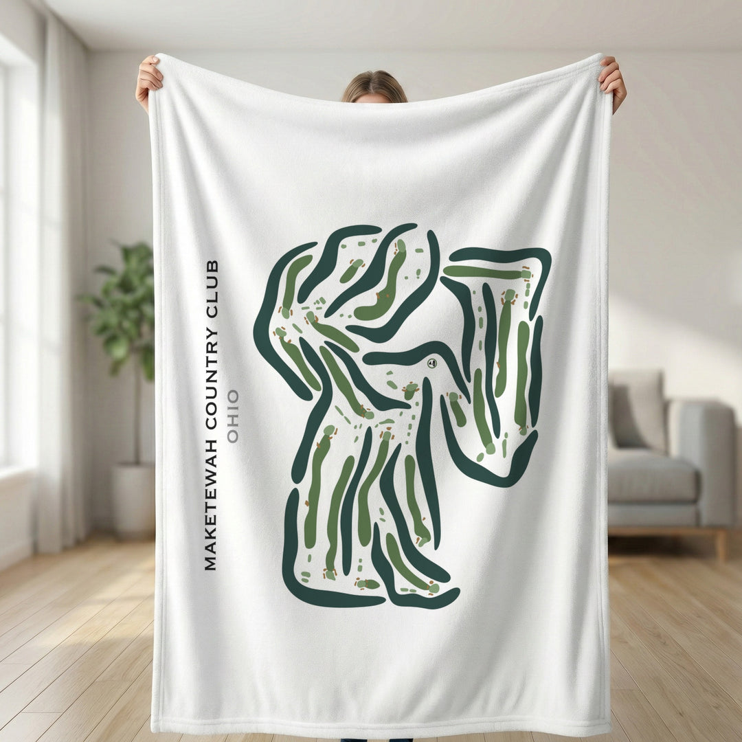 Maketewah Country Club, Ohio - Printed Golf Courses