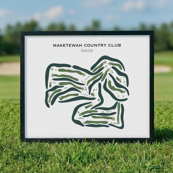 Maketewah Country Club, Ohio - Printed Golf Courses