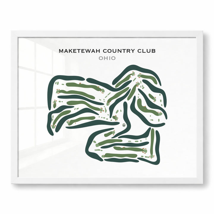 Maketewah Country Club, Ohio - Printed Golf Courses