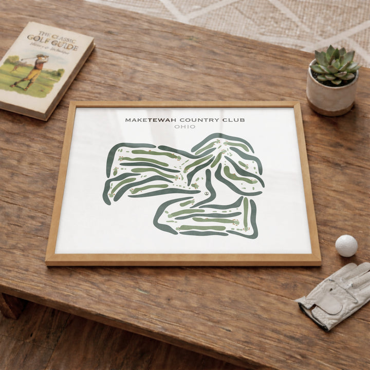 Maketewah Country Club, Ohio - Printed Golf Courses