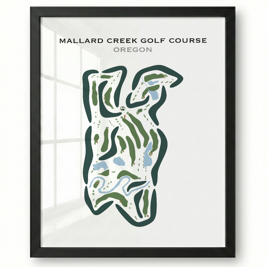 Mallard Creek Golf Course, Oregon - Printed Golf Courses