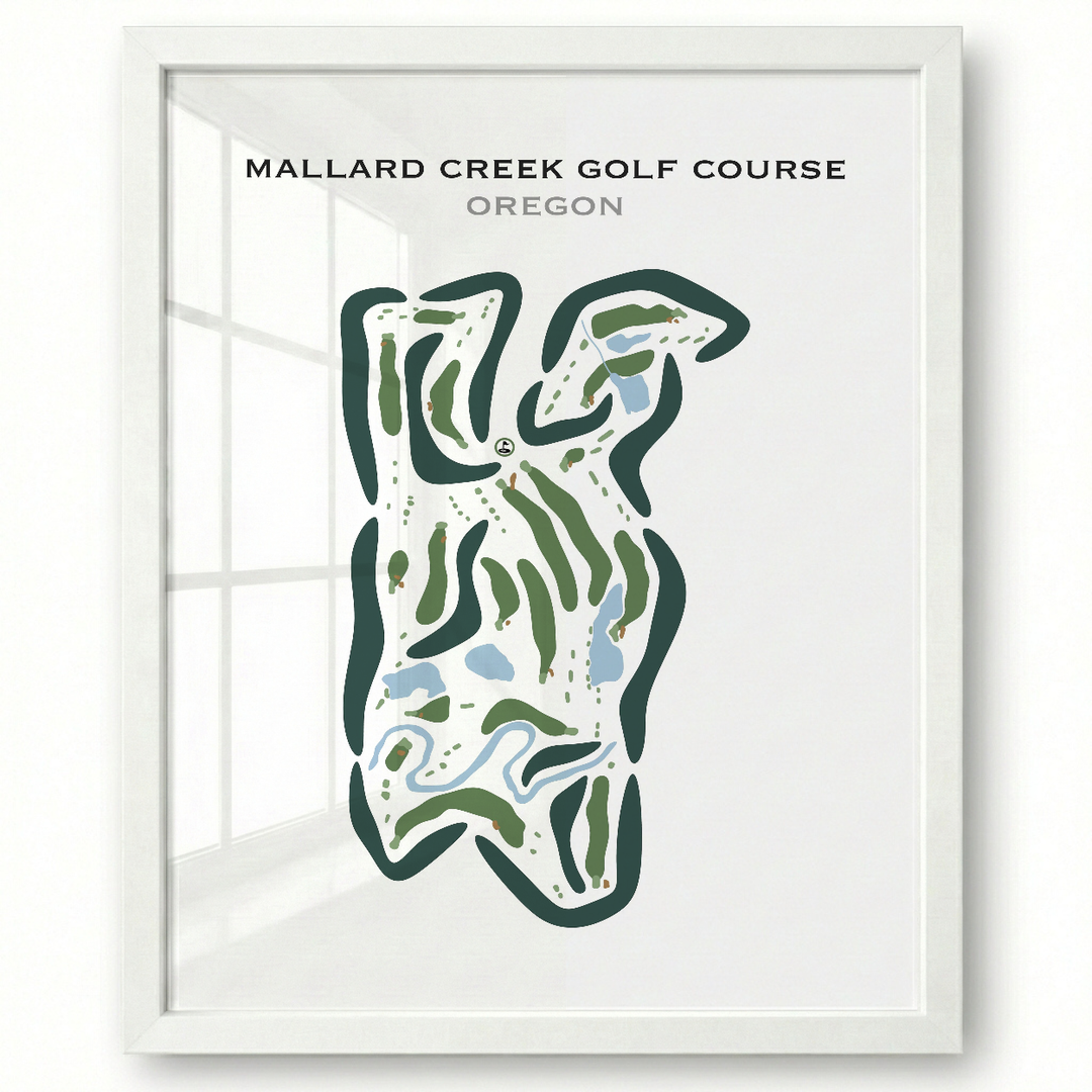 Mallard Creek Golf Course, Oregon - Printed Golf Courses