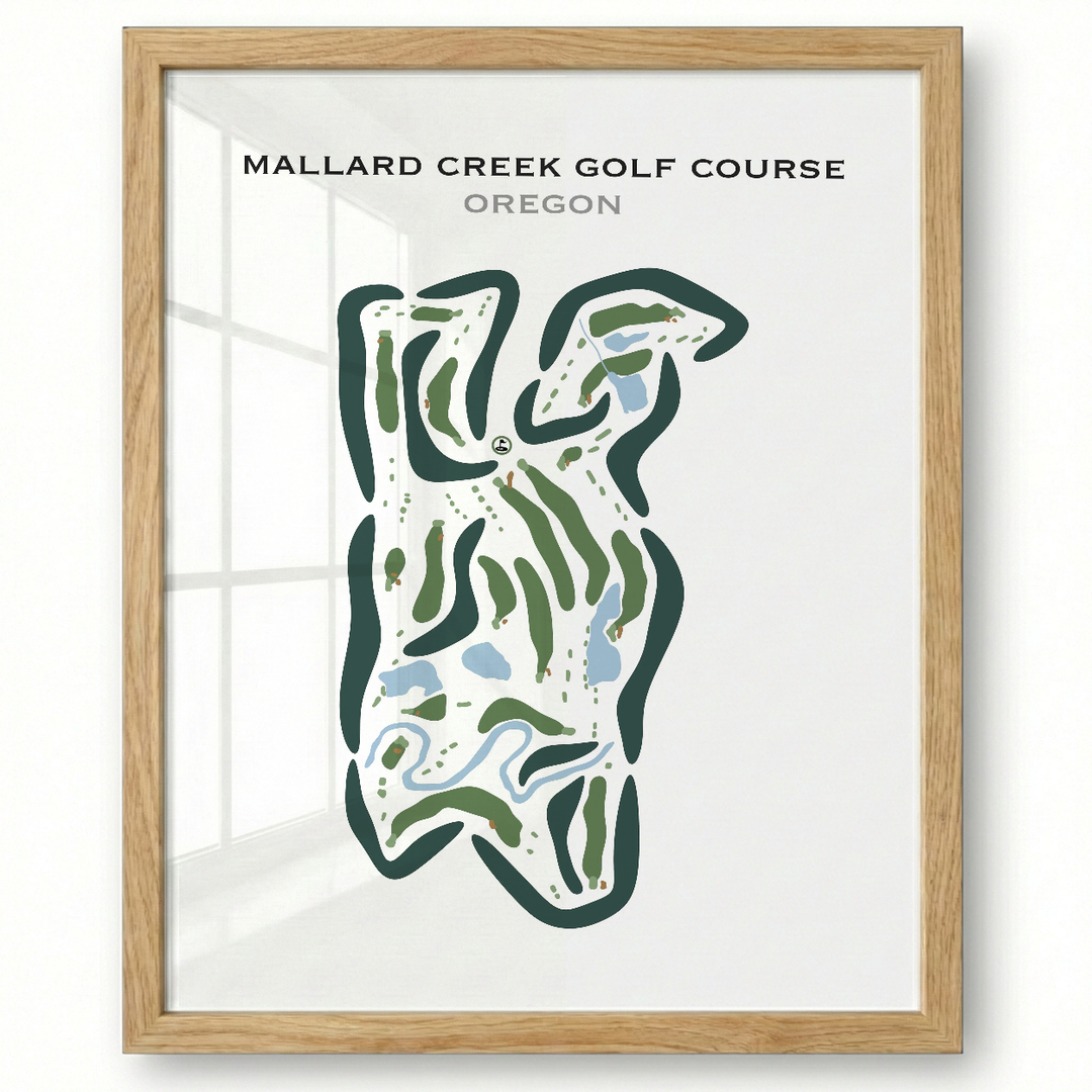 Mallard Creek Golf Course, Oregon - Printed Golf Courses