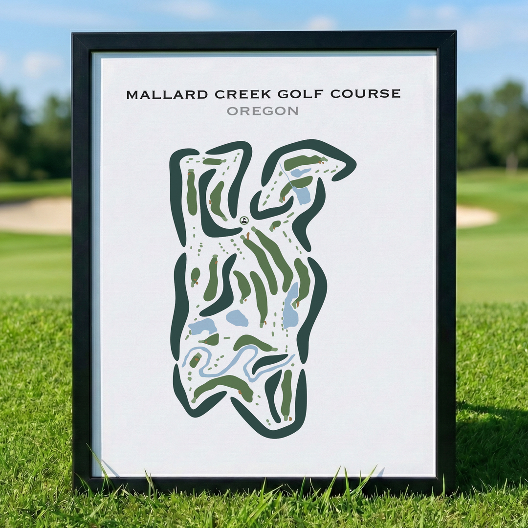 Mallard Creek Golf Course, Oregon - Printed Golf Courses