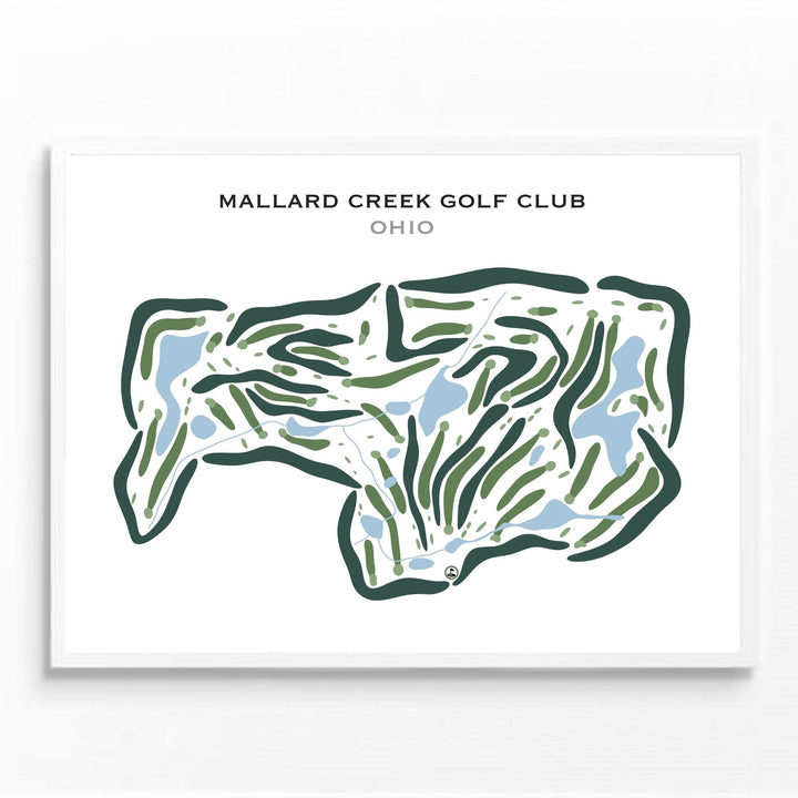 Mallard Creek Golf Club, Ohio - Printed Golf Courses