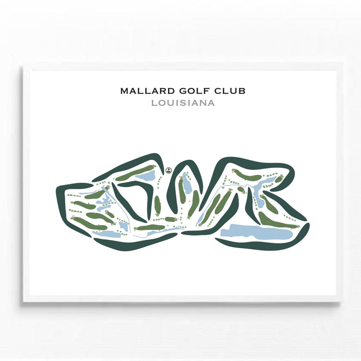 Mallard Golf Club, Louisiana - Printed Golf Courses