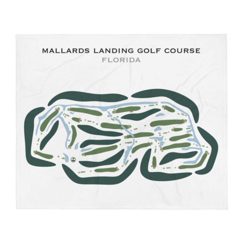 Mallards Landing Golf Course, Florida - Printed Golf Courses